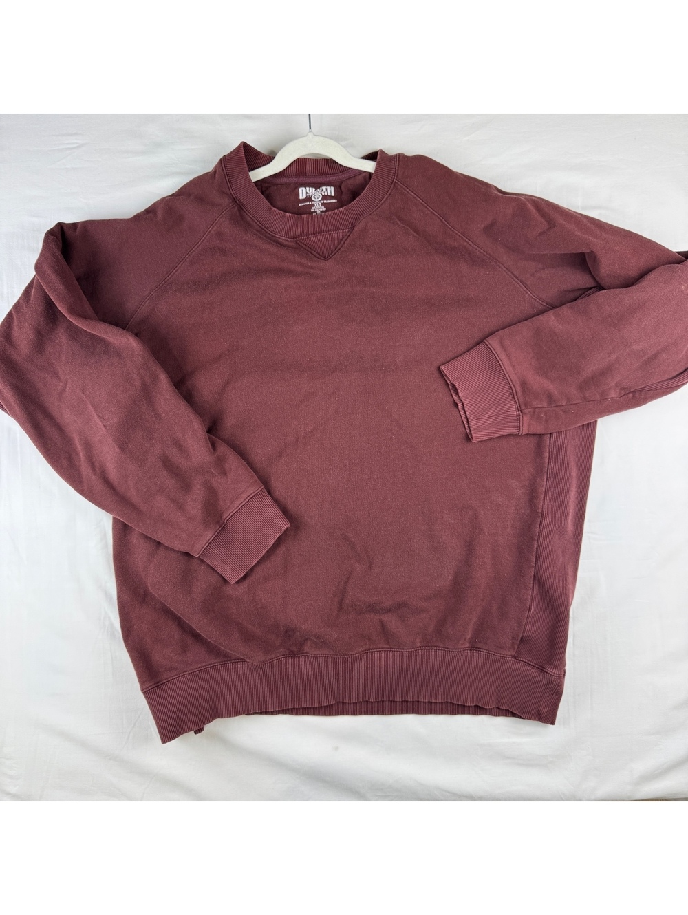 Duluth Trading Co. Men's Burgundy Crewneck Sweatshirt Size XLT
